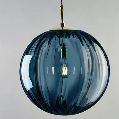 Lámpara Colgante Bola de Cristal Nórdica en 4 Colores