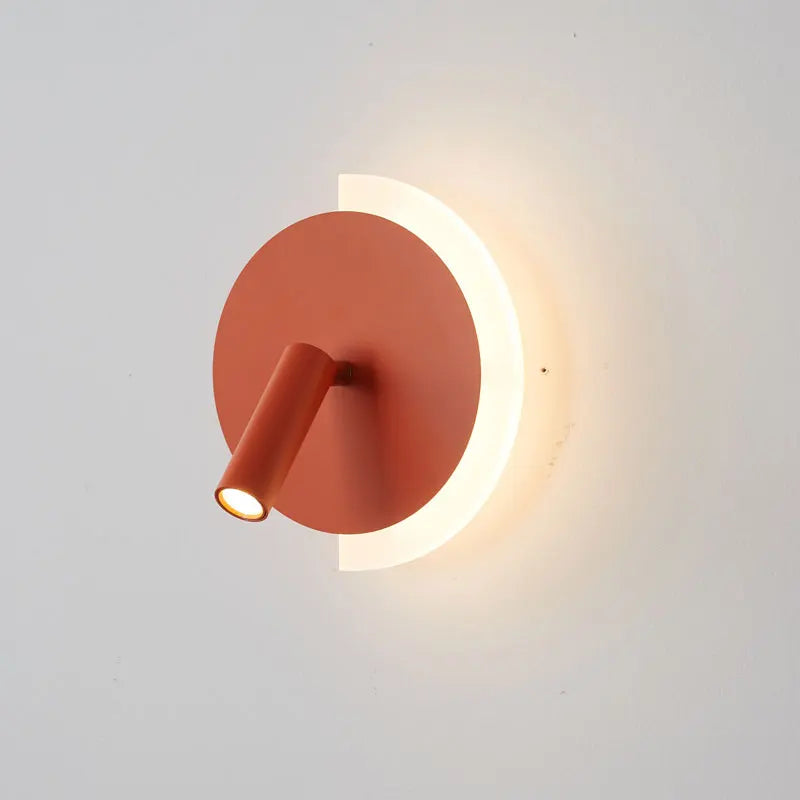 Aplique de Pared LED LunaSpot con Foco Doble para Mesilla