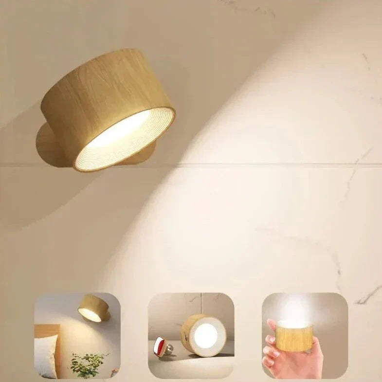 Aplique de Pared LED Recargable USB Táctil o con Mando