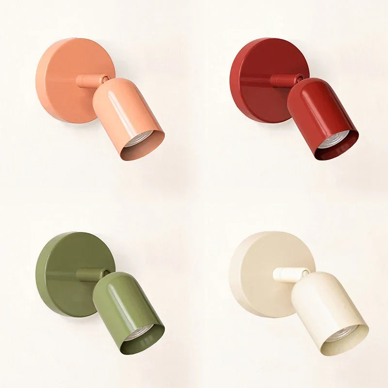 Aplique de Pared NordicLuxe Macaron de Aluminio en Colores
