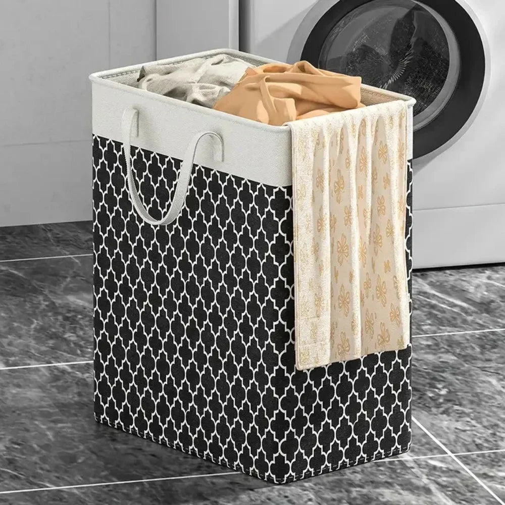 Lauva Cesto de Ropa Impermeable Plegable de 75 L con Asas