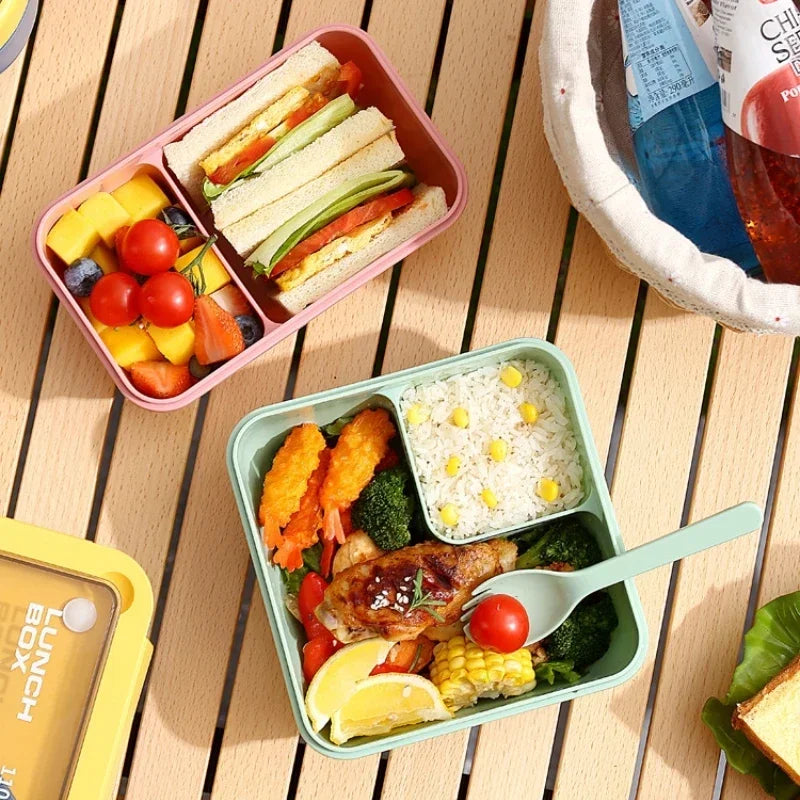BentoGo Fiambrera Bento Antifugas con Cubiertos, Microondas