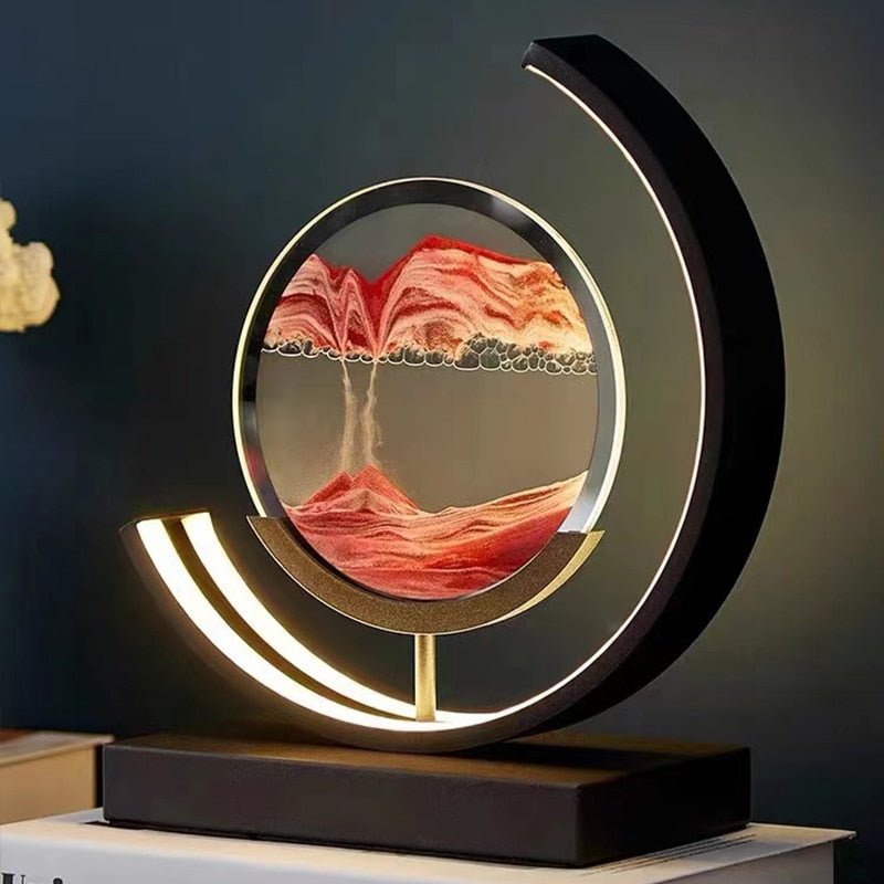 Sandlight Lámpara LED de Arena Movediza Arte en Movimiento