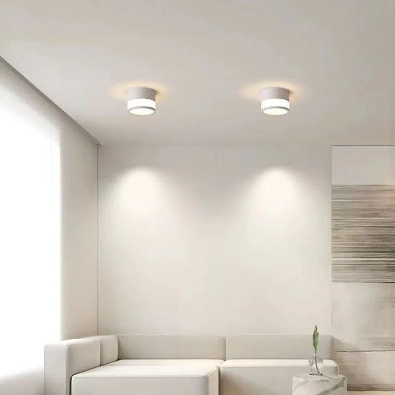 Foco LED de Superficie Nordic de 9 W o 15 W Blanco o Negro