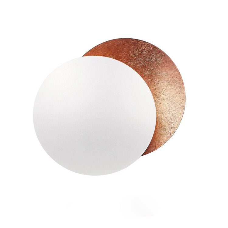 Lunaris Aplique de Pared Eclipse Solar Moderno Oro o Cobre