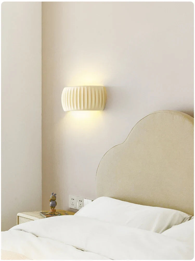 Aplique de Pared de Resina Francés Texturizado Moderno