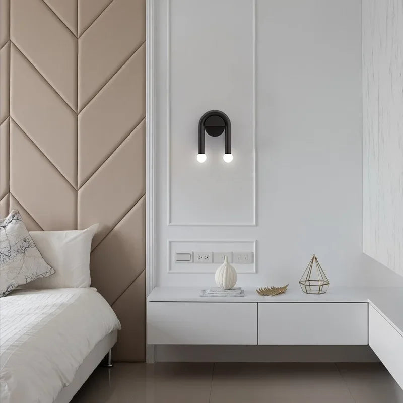 Aplique de Pared LED Arcus en Arco Nórdico Minimalista