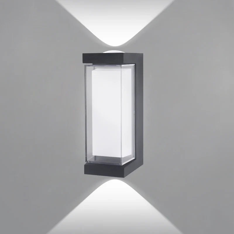 Aplique de Pared LED Exterior de Luz Arriba y Abajo Moderno