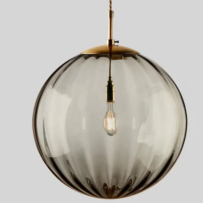 Lámpara Colgante Bola de Cristal Nórdica en 4 Colores