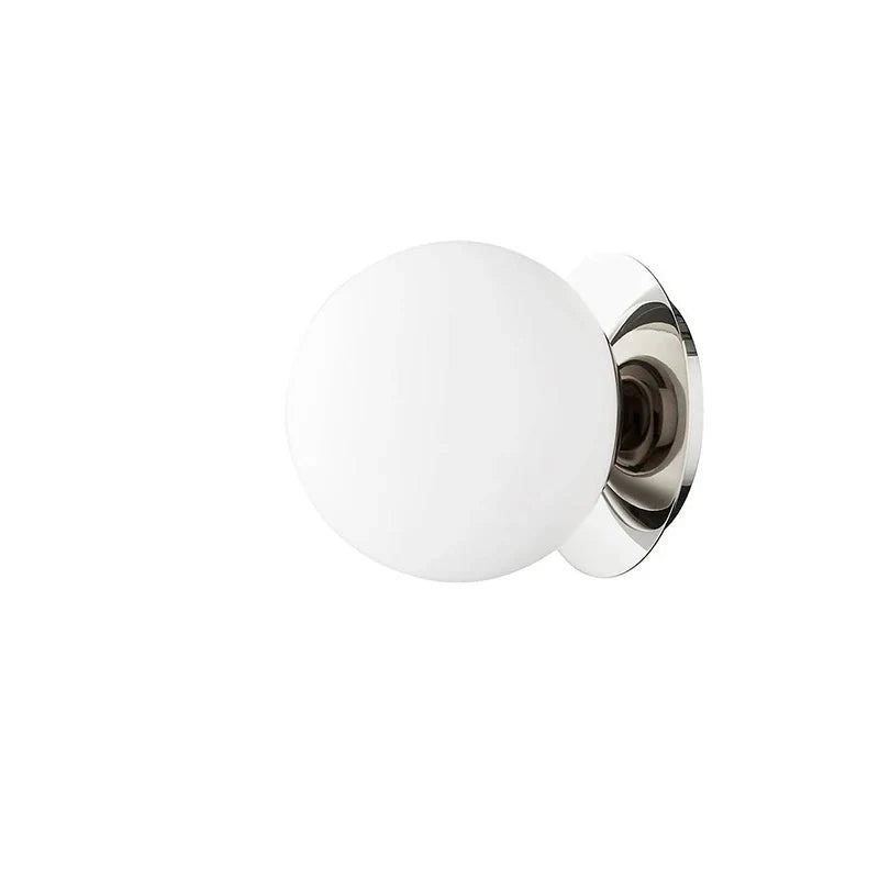 Aplique Nordic Globe de Cristal para Baño y Dormitorio