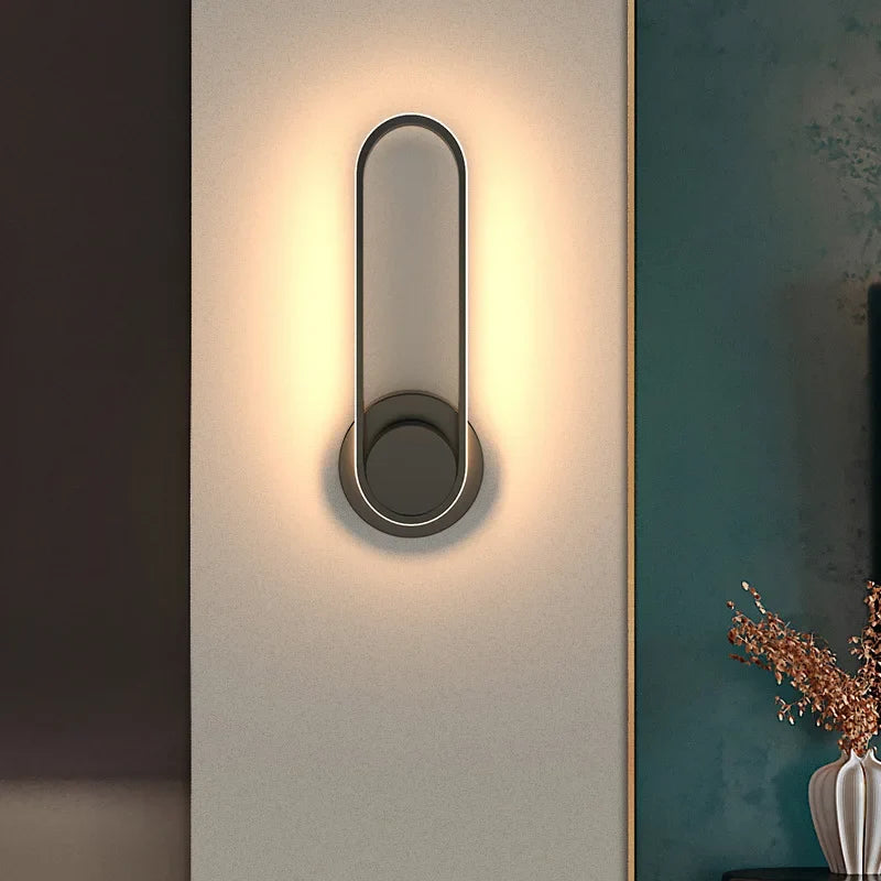 Aplique de Pared LED Giratorio 330° de Aluminio Minimalista
