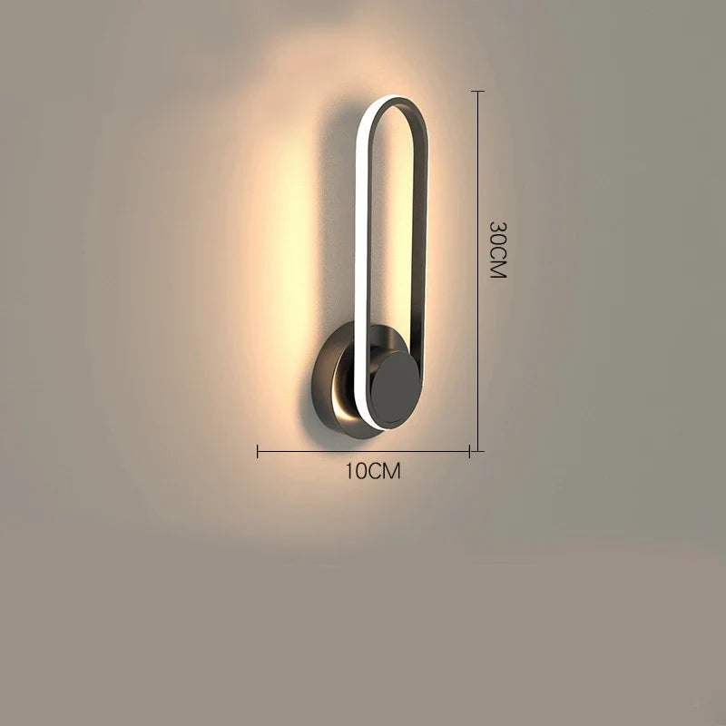 Aplique de Pared LED Giratorio 330° de Aluminio Minimalista