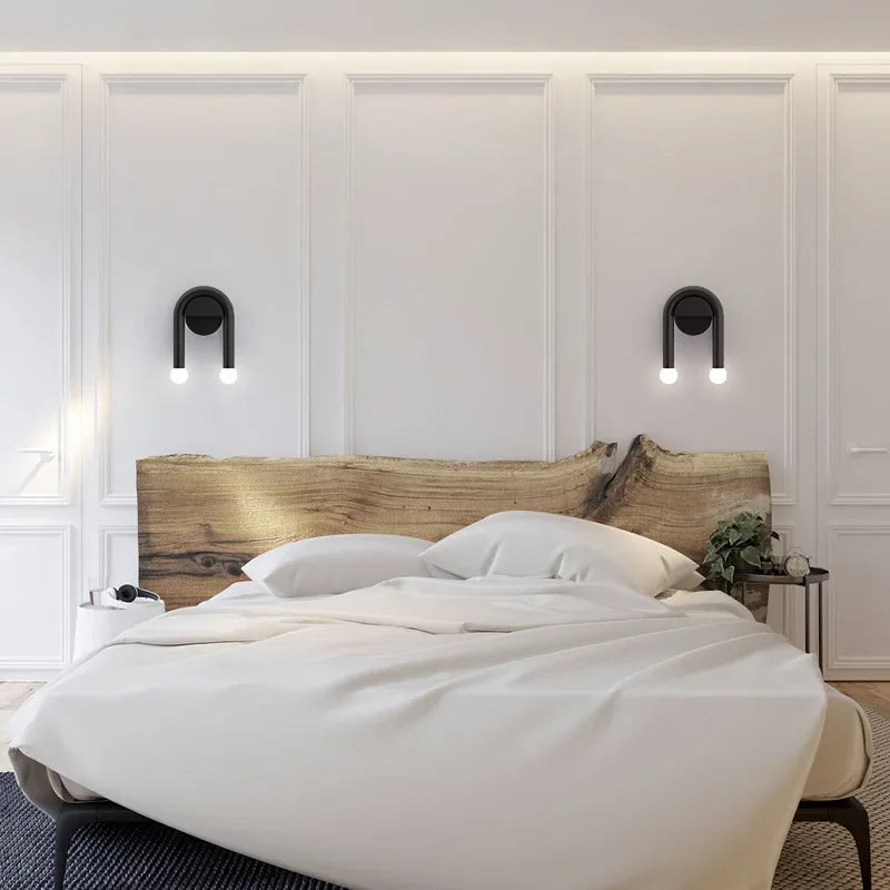 Aplique de Pared LED Arcus en Arco Nórdico Minimalista