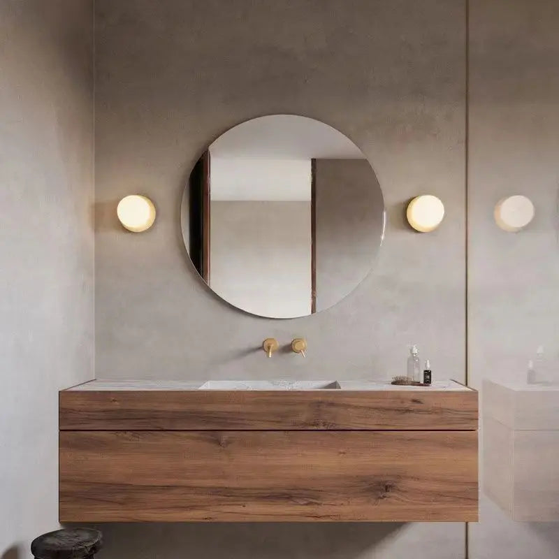 Aplique Nordic Globe de Cristal para Baño y Dormitorio