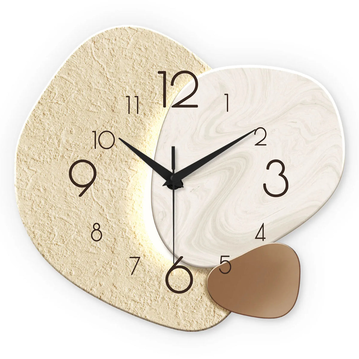 TempoStone Reloj de Pared Moderno Silencioso de Cuarzo