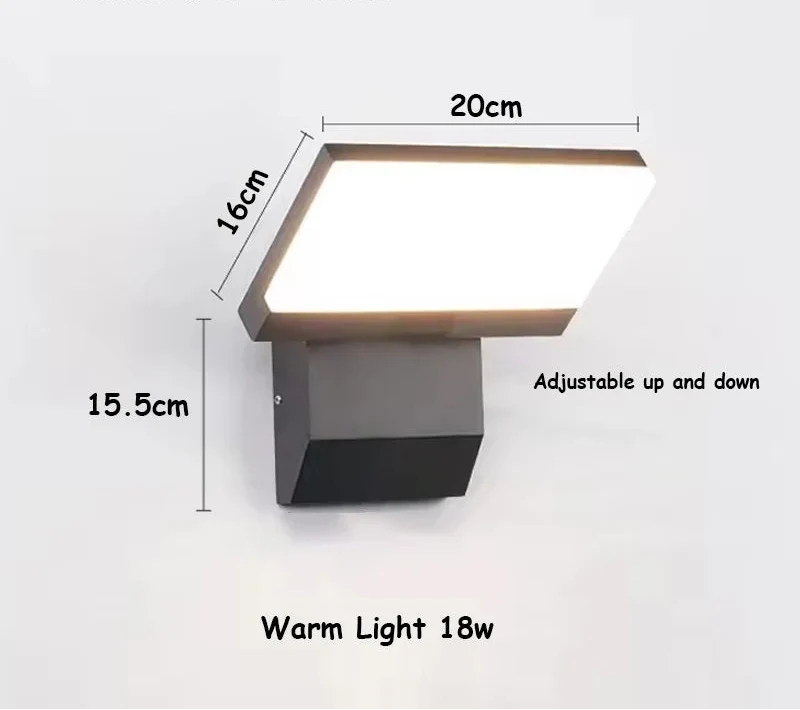 Aplique Exterior LumiFold LED IP65 con Sensor de Movimiento