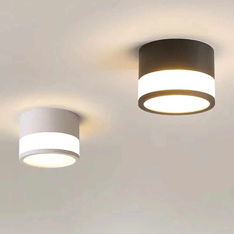 Foco LED de Superficie Nordic de 9 W o 15 W Blanco o Negro