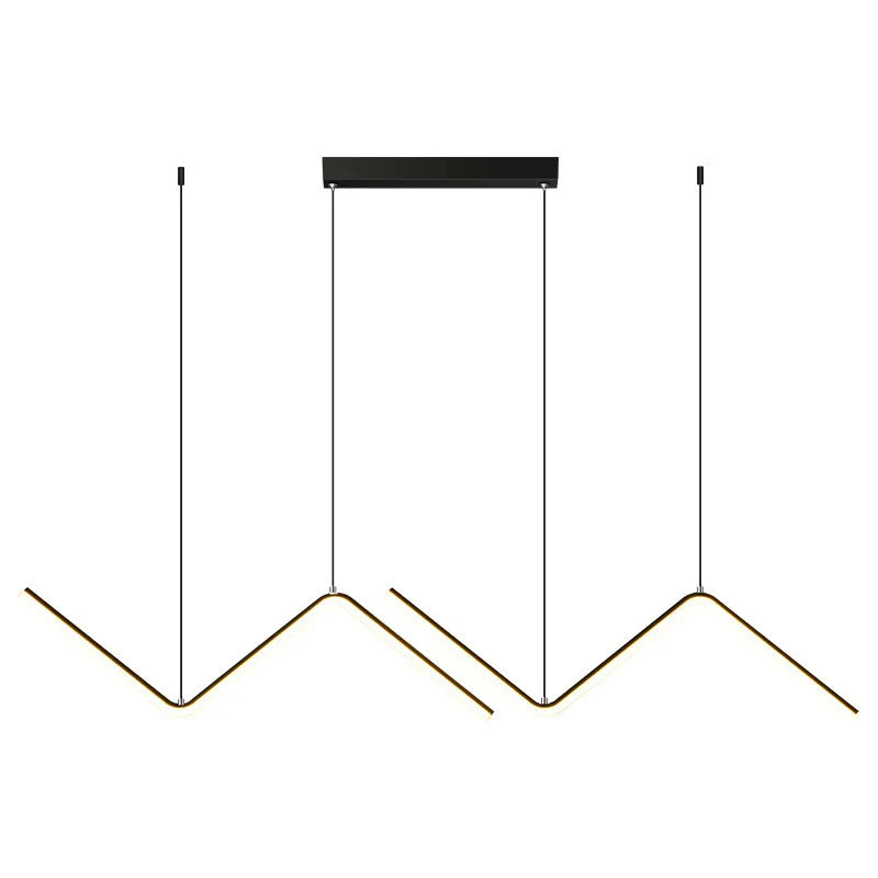 Lámpara Colgante de Aluminio Comedor Nórdica Minimalista