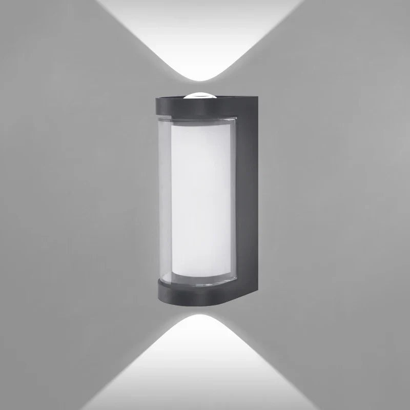 Aplique de Pared LED Exterior de Luz Arriba y Abajo Moderno