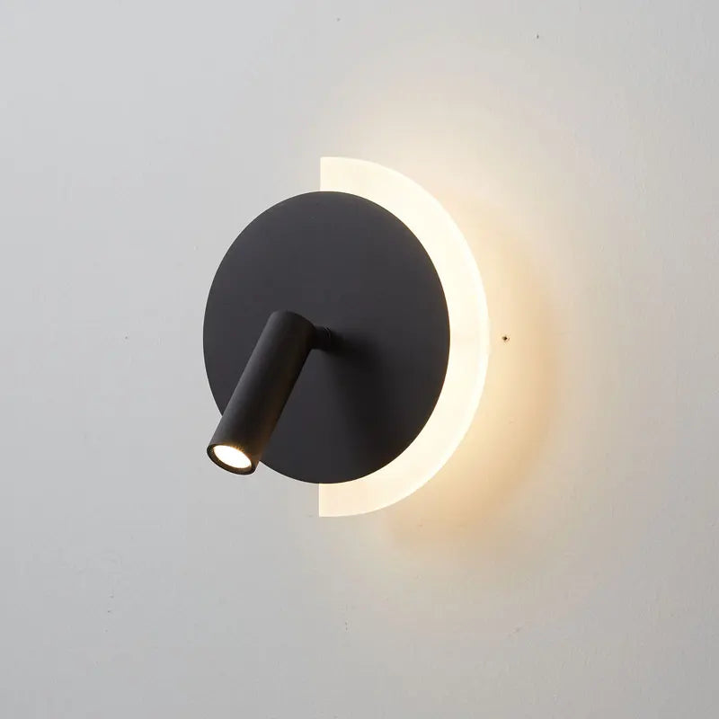 Aplique de Pared LED LunaSpot con Foco Doble para Mesilla