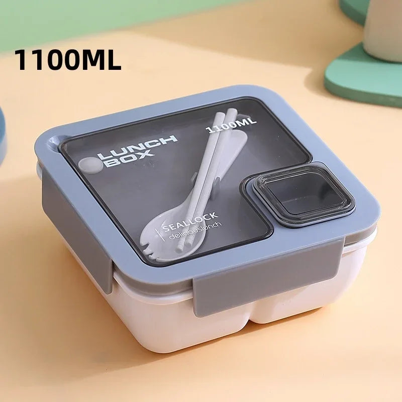 BentoGo Fiambrera Bento Antifugas con Cubiertos, Microondas
