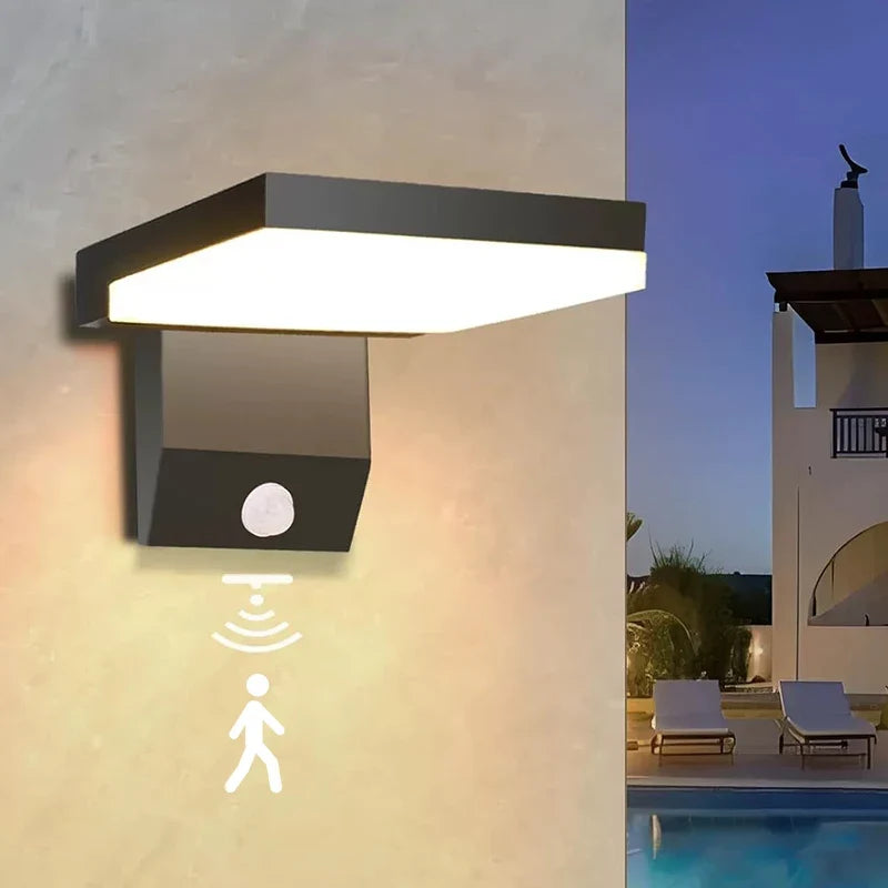 Aplique Exterior LumiFold LED IP65 con Sensor de Movimiento