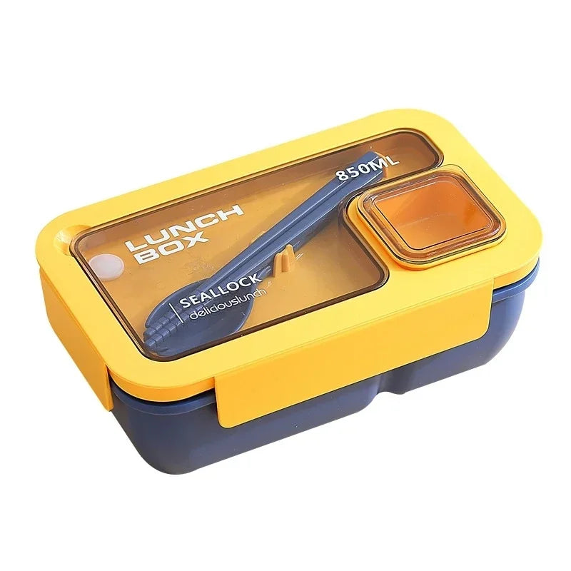 BentoGo Fiambrera Bento Antifugas con Cubiertos, Microondas