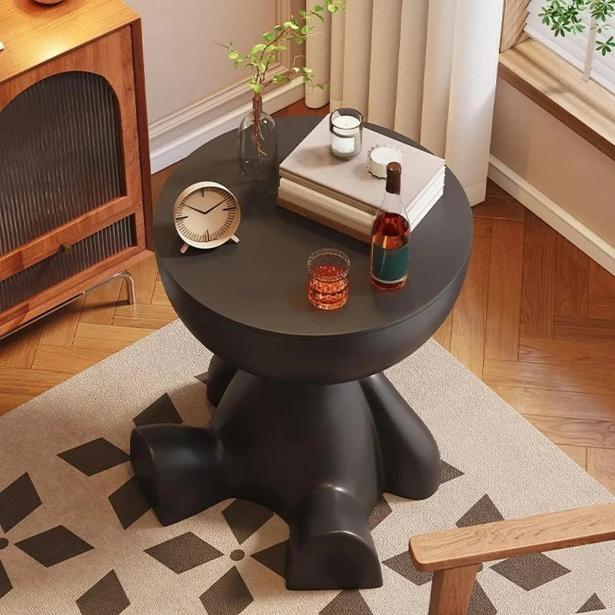 Mesa Auxiliar Oso de Diseño Moderna y Divertida en 9 Colores