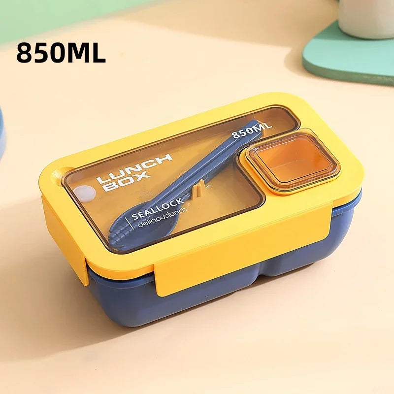 BentoGo Fiambrera Bento Antifugas con Cubiertos, Microondas