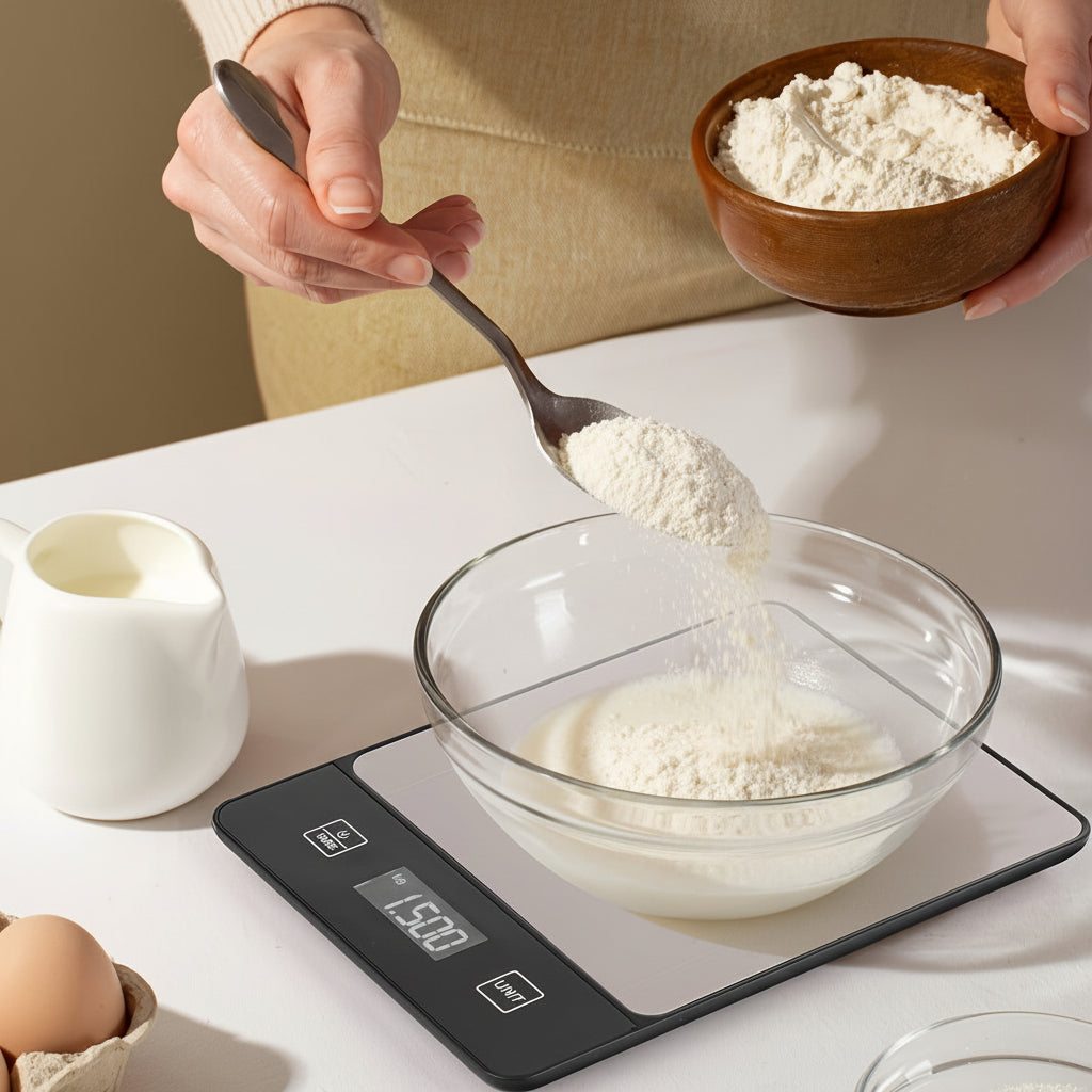 Báscula de Cocina Digital de Acero Inoxidable hasta 10 kg