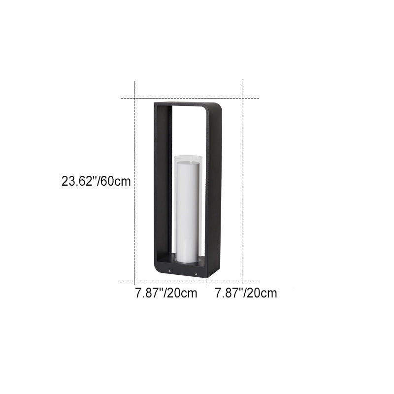 Luz Solar LED Exterior Cuadrada Moderna Resistente al Agua