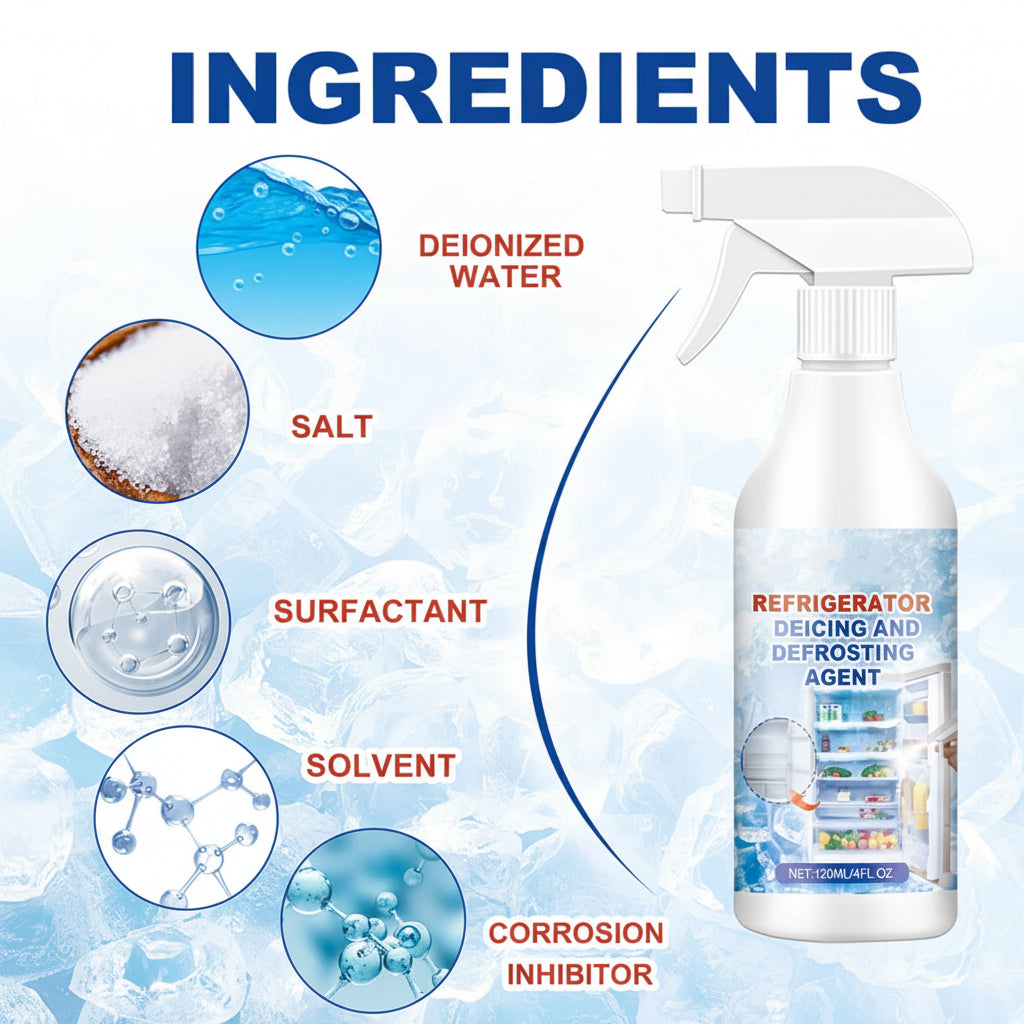 Spray Descongelante para Congelador y Nevera Quita Escarcha