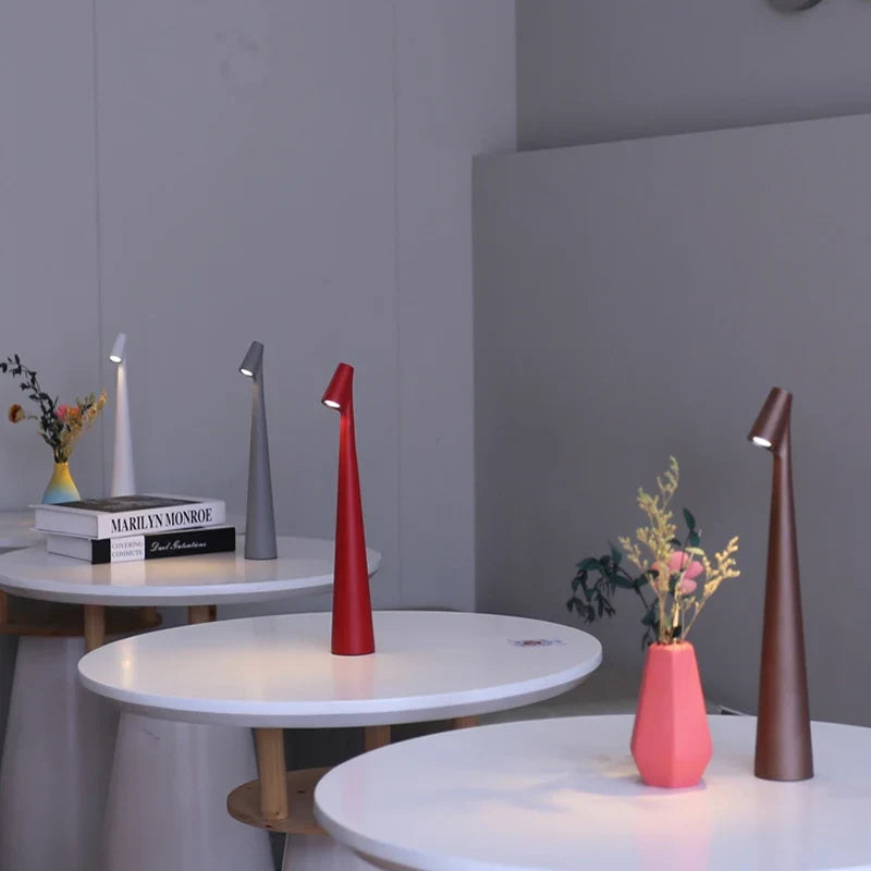 Glowora Lámpara de Mesa LED Recargable y Regulable Táctil