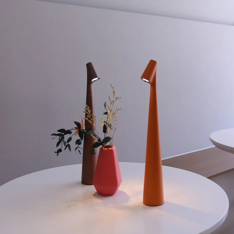 Glowora Lámpara de Mesa LED Recargable y Regulable Táctil
