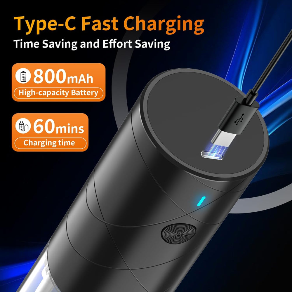 Molinillo Eléctrico de Sal y Pimienta Recargable con Luz LED