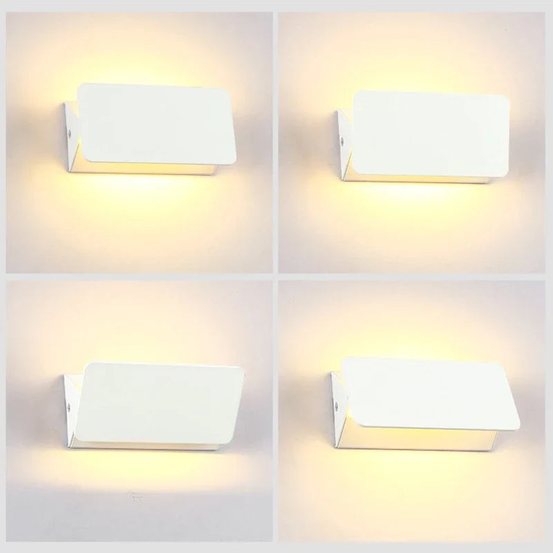 Aplique de Pared LED de Brazo Móvil de Aluminio Minimalista