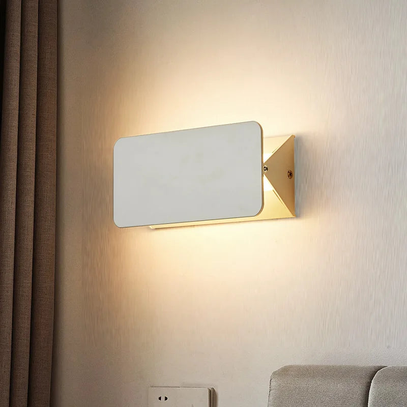 Aplique de Pared LED de Brazo Móvil de Aluminio Minimalista