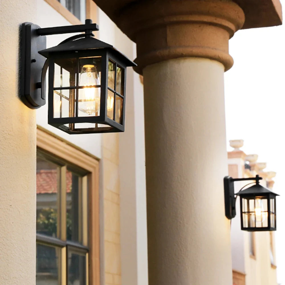 Aplique de Pared Exterior Camden Farol Vintage E27 Clásico