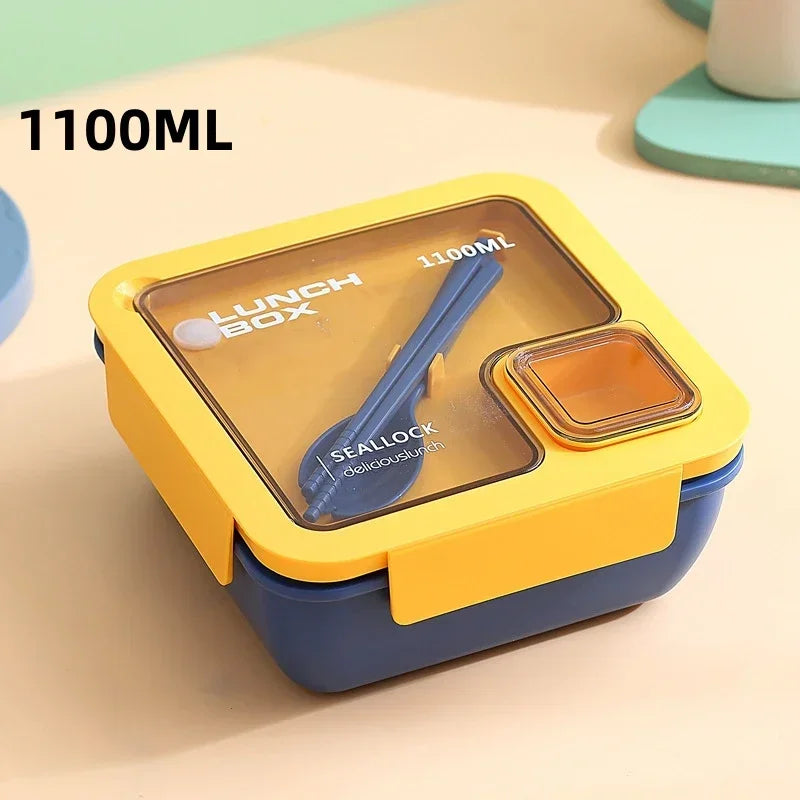 BentoGo Fiambrera Bento Antifugas con Cubiertos, Microondas