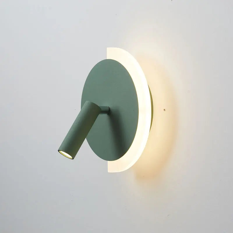 Aplique de Pared LED LunaSpot con Foco Doble para Mesilla
