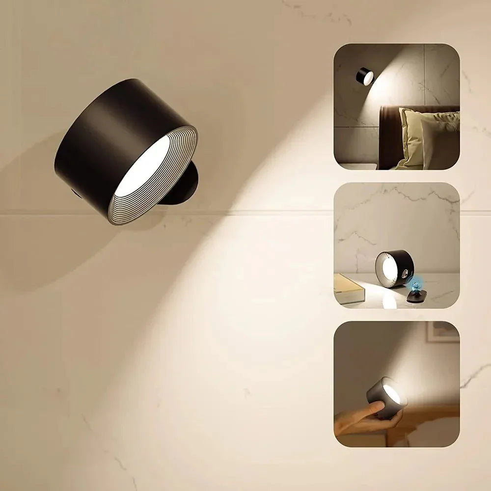 Aplique de Pared LED Recargable USB Táctil o con Mando