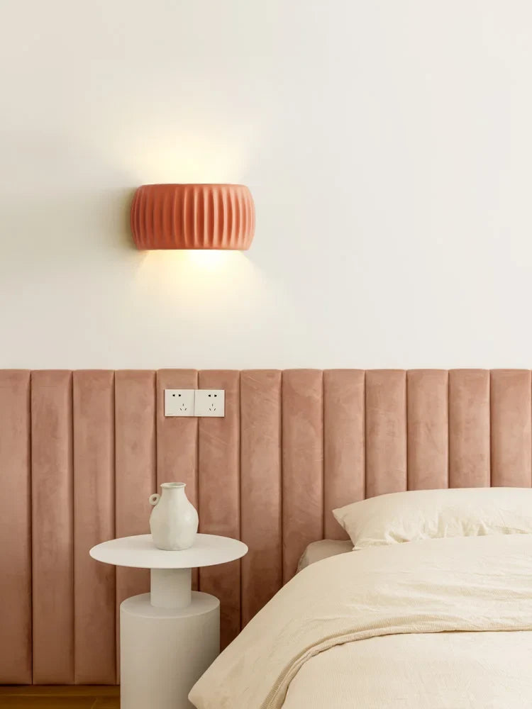 Aplique de Pared de Resina Francés Texturizado Moderno