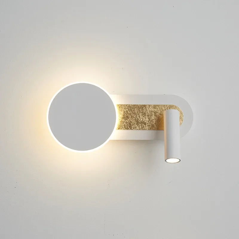 Aplique de Pared HaloBeam Doble LED con Foco Direccional