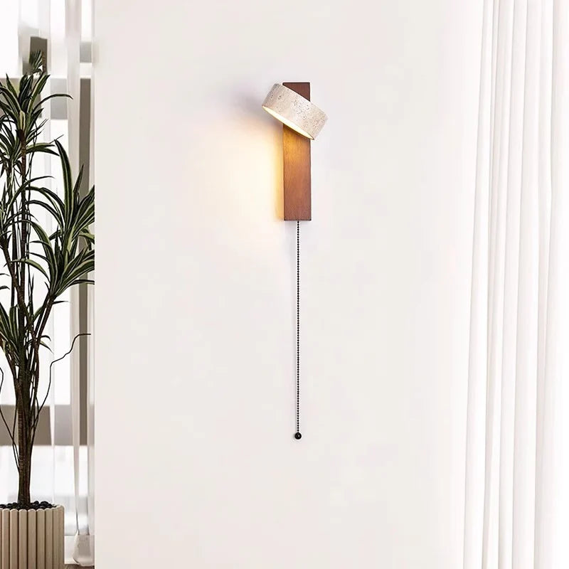 Aplique de Pared Éclat de Cabecera Francés con Cordón