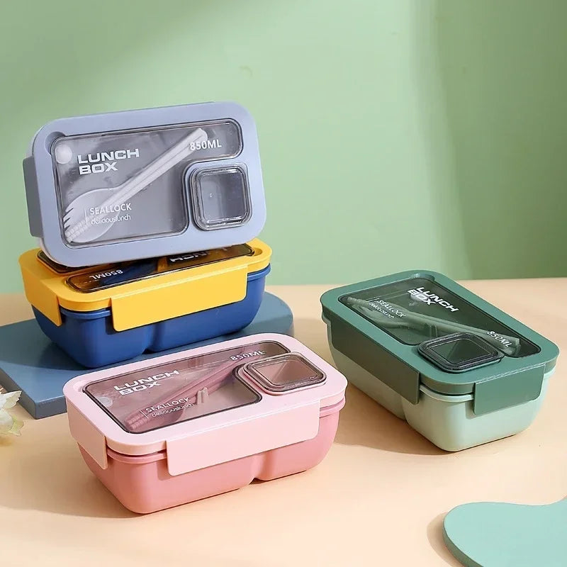 BentoGo Fiambrera Bento Antifugas con Cubiertos, Microondas