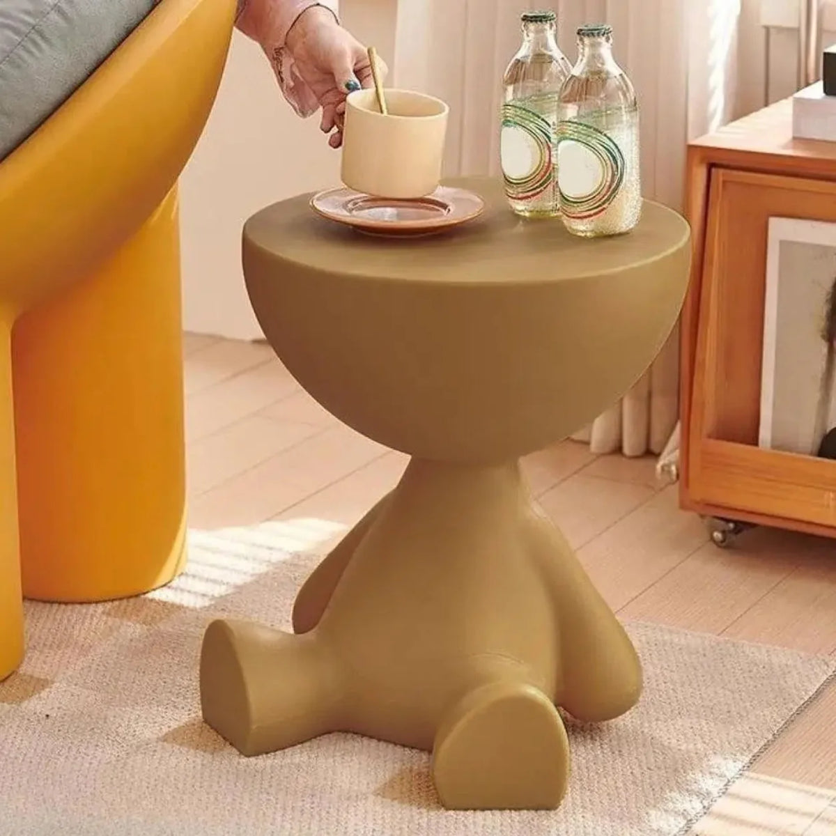 Mesa Auxiliar Oso de Diseño Moderna y Divertida en 9 Colores