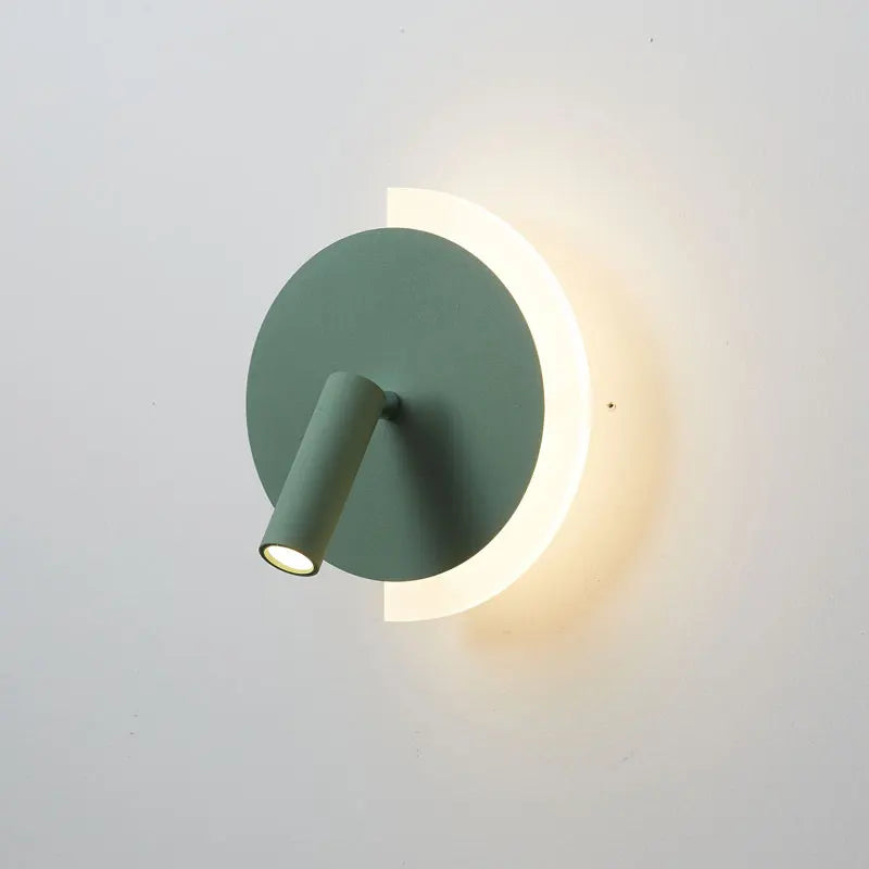 Aplique de Pared LED LunaSpot con Foco Doble para Mesilla