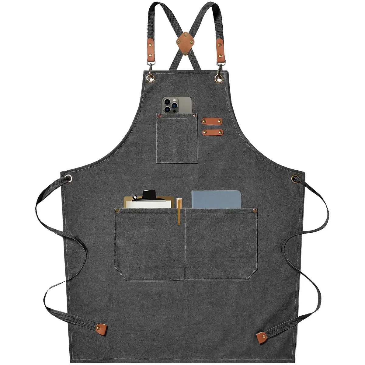 Delantal de Cocina ProWear de Lona Unisex para Chef
