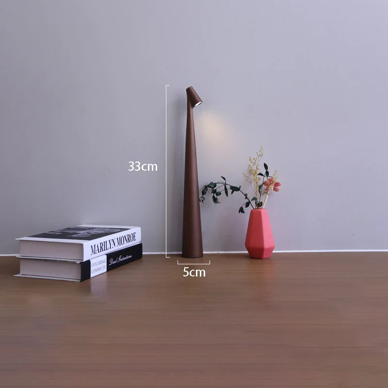 Glowora Lámpara de Mesa LED Recargable y Regulable Táctil