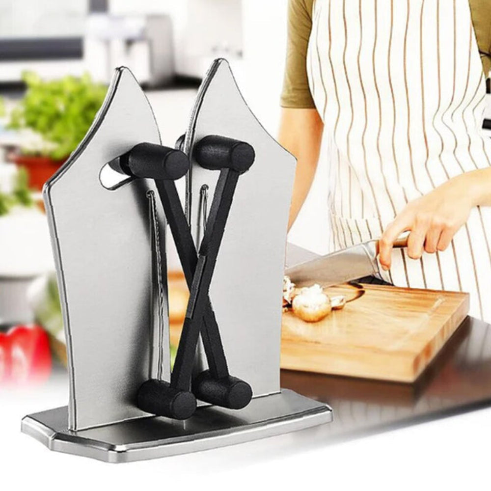 Afilador de Cuchillos Manual Compacto para Cocina Rápido